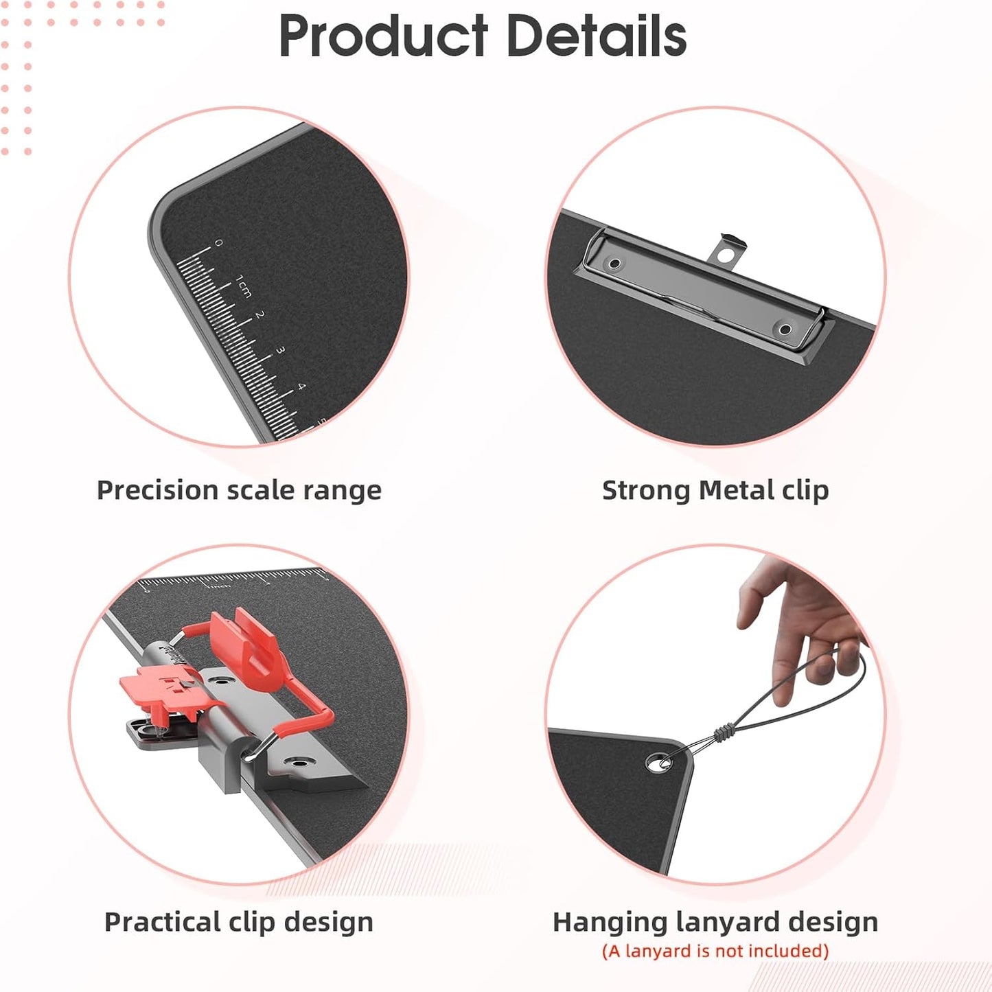 Clipboards with Pen Holder A3 Size 11 x 17 Inch Aluminum Protection Edge Clip Board for Classrooms, Offices, School, Doctor, Coaches [Upgraded Clip] (1 Pack)