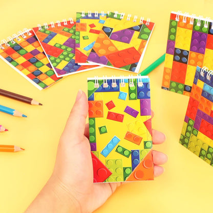 Hooqict 24 Pack Small Pocket Notebook Mini Notebooks Bulk Small Spiral Notepads with 8 Colors, Memo Note Pads for Kids, Work, Office, School, 3.9 x 2.4 Inches