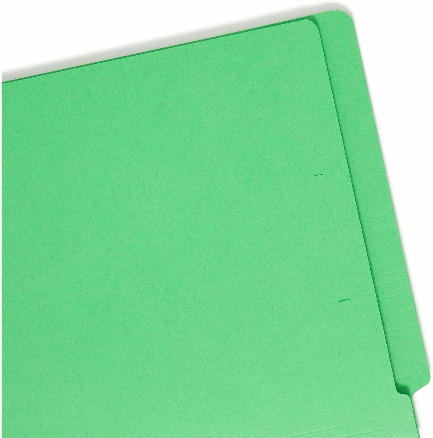 Smead End Tab File Folder, Shelf-Master Reinforced Straight-Cut Tab, Letter Size, Green, 100 per Box (25110)