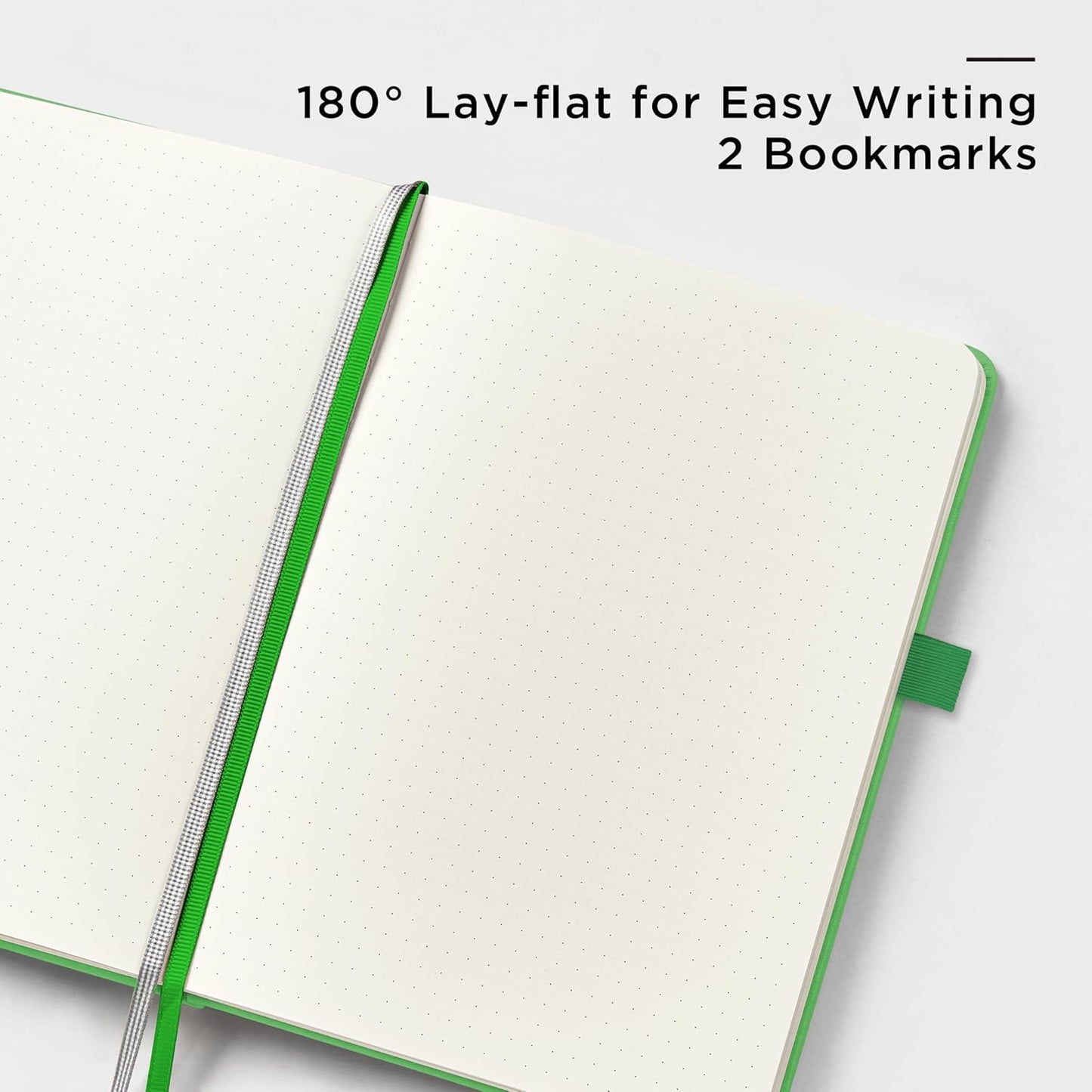 &And Per Se Lined Journal Notebook, 160 Pages, A5 5.7 x 8 inches College Ruled Thick Paper Notebook Journals for Writing, Hardcover Notebooks for Women Men Office School (1 Pack, Green) - Colors B