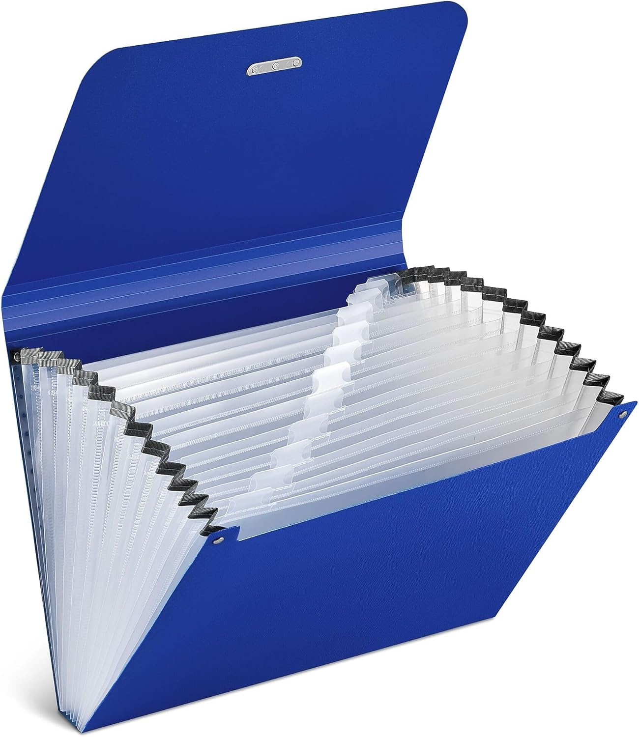 Staples Reinforced Expanding File, 13‑Pocket Accordion Organizer, Letter Size, Heavy‑Duty Poly Construction, Black