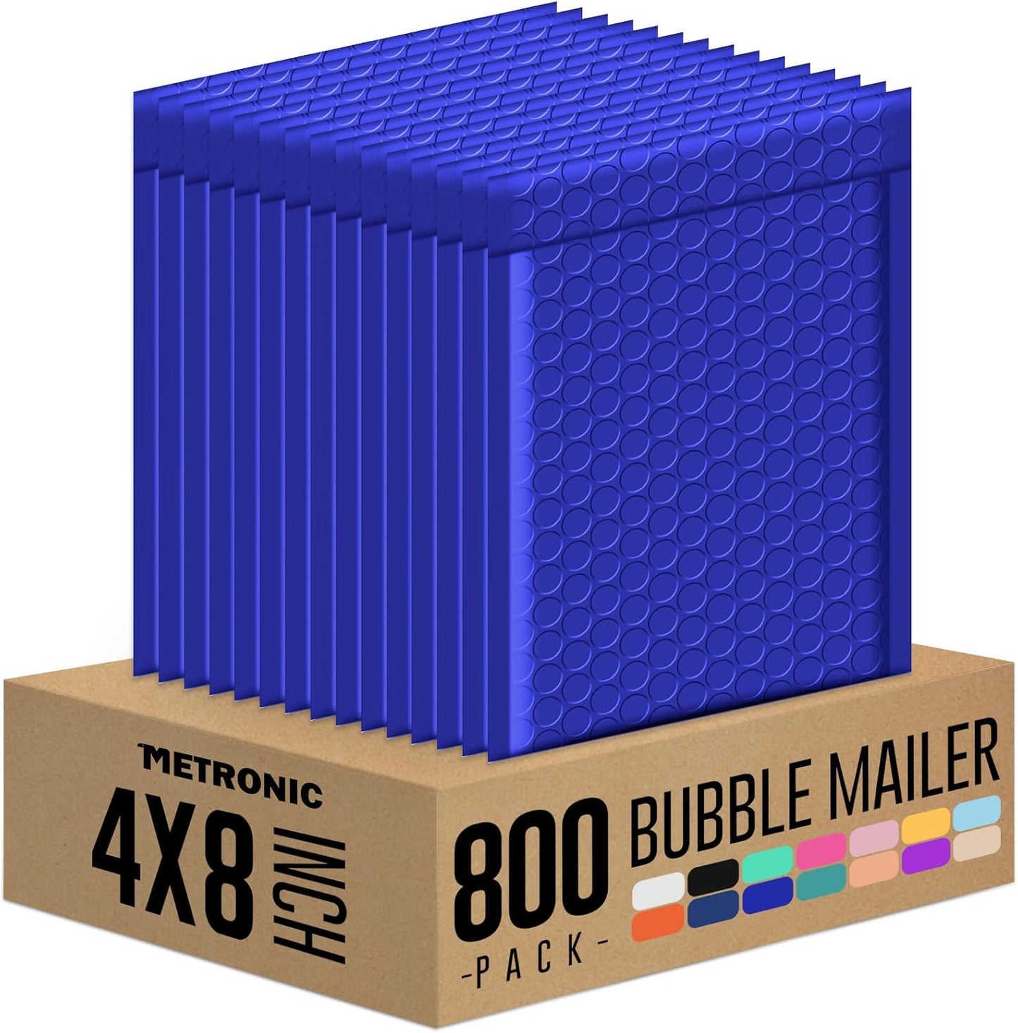 Metronic Bubble Mailers 6x10 Inch 100 Pack Black Usable Size 6x9" Opaque Padded Envelopes Waterproof Bubble Envelopes Cushioning Mailer for Small Business Mailing Makeup Jewelry Gifts