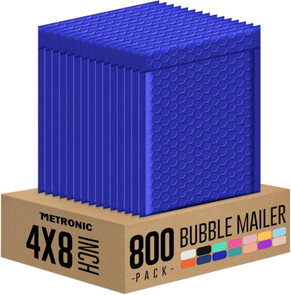 Metronic Bubble Mailers 6x10 Inch 100 Pack Black Usable Size 6x9" Opaque Padded Envelopes Waterproof Bubble Envelopes Cushioning Mailer for Small Business Mailing Makeup Jewelry Gifts