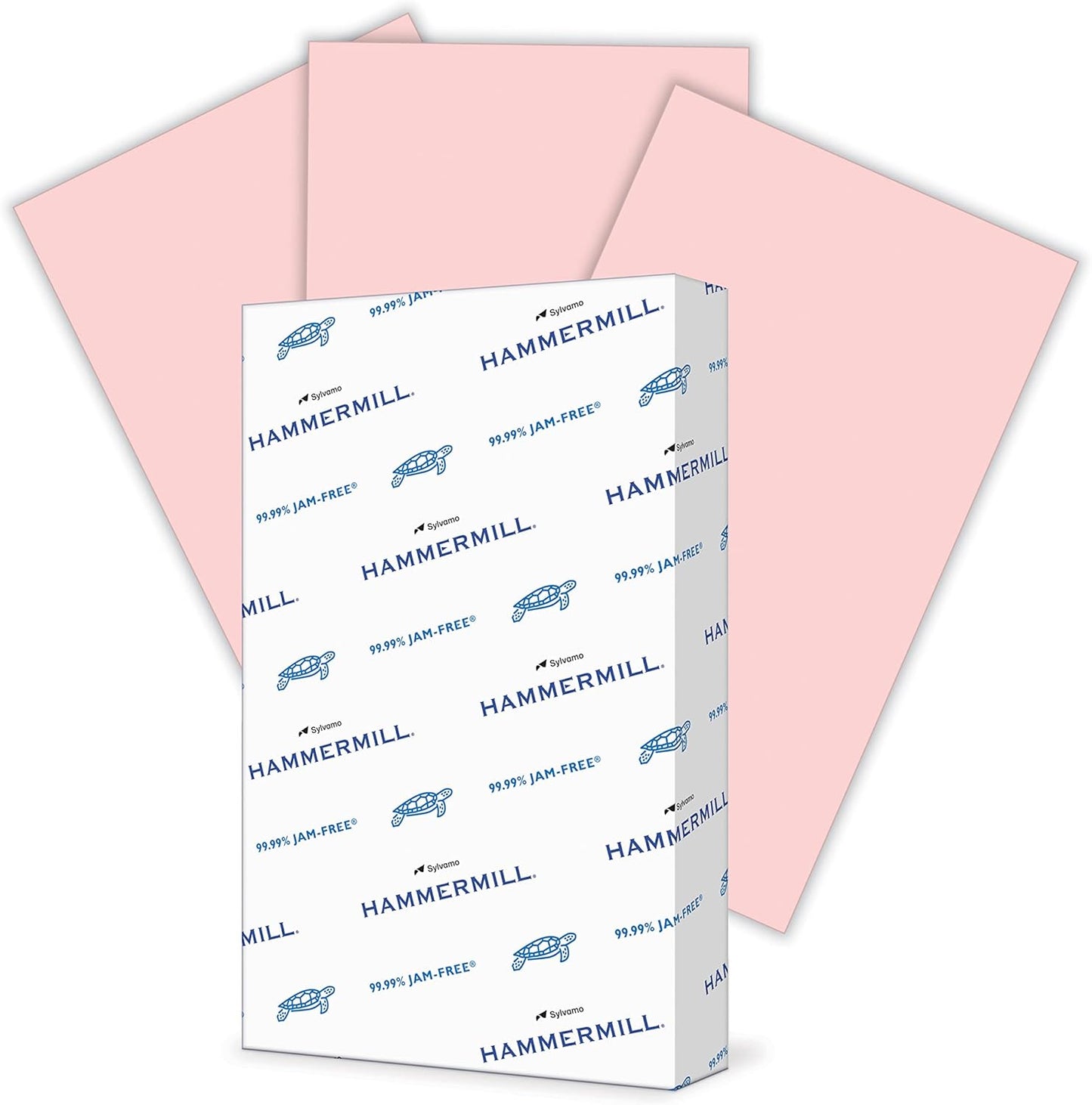 Hammermill Colored Paper, 20lb Pink Printer Paper, 8-1/2 x 11- 1 Ream (500 Sheets) - Made in the USA, Pastel Paper, 103382R