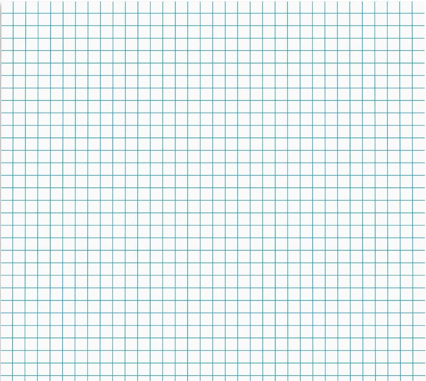 STAPLES Graph Pads, 8.5” x 11”, Graph Ruled, White, 50 Sheets/Pad, 6‑Pack