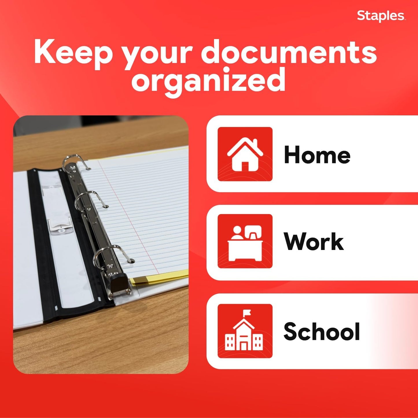 Staples Better Binder 2-Inch D-Ring View Binder, Reinforced Spine, Holds Up to 540 Sheets, Teal, for Office & School