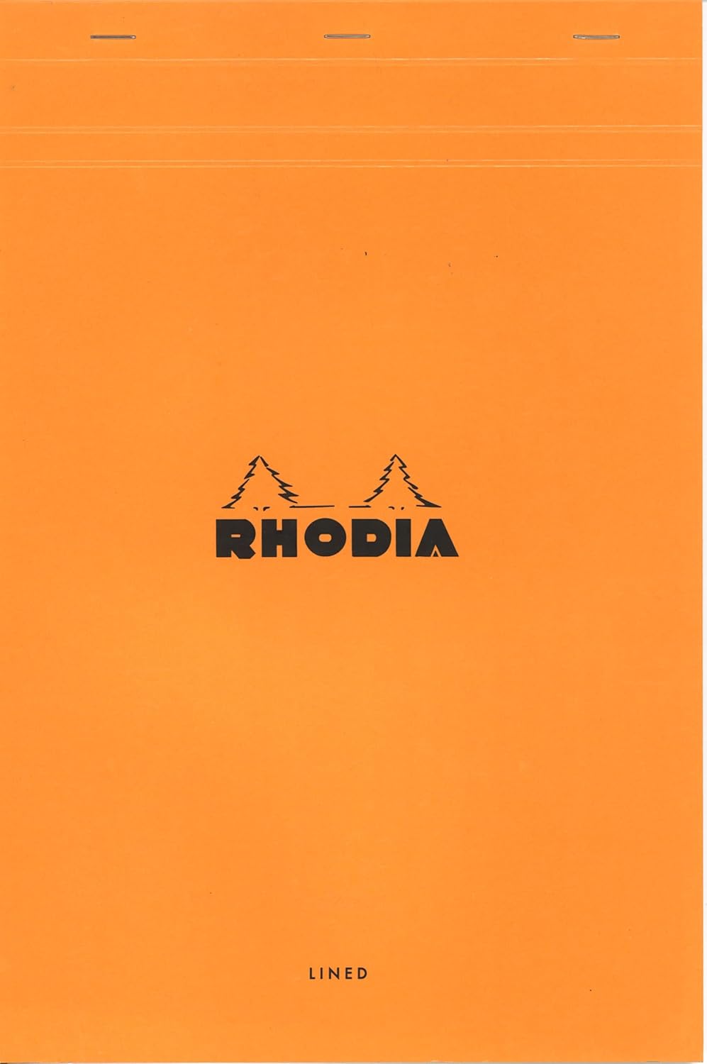 Rhodia Head Stapled Pad No16 A5, Ruled + Margin, 148x210mm-Black