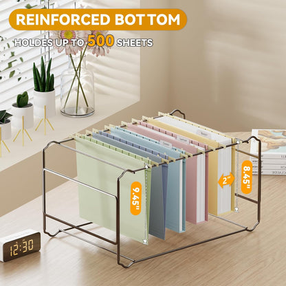 Plastic Hanging File Folders Letter Size,12 Pack Reinforced Filing Cabinet Folders with Tabs,Macaron Heavy Duty Hanging Organizer Foldrs for File Box & File Frame,Designed for Home Office