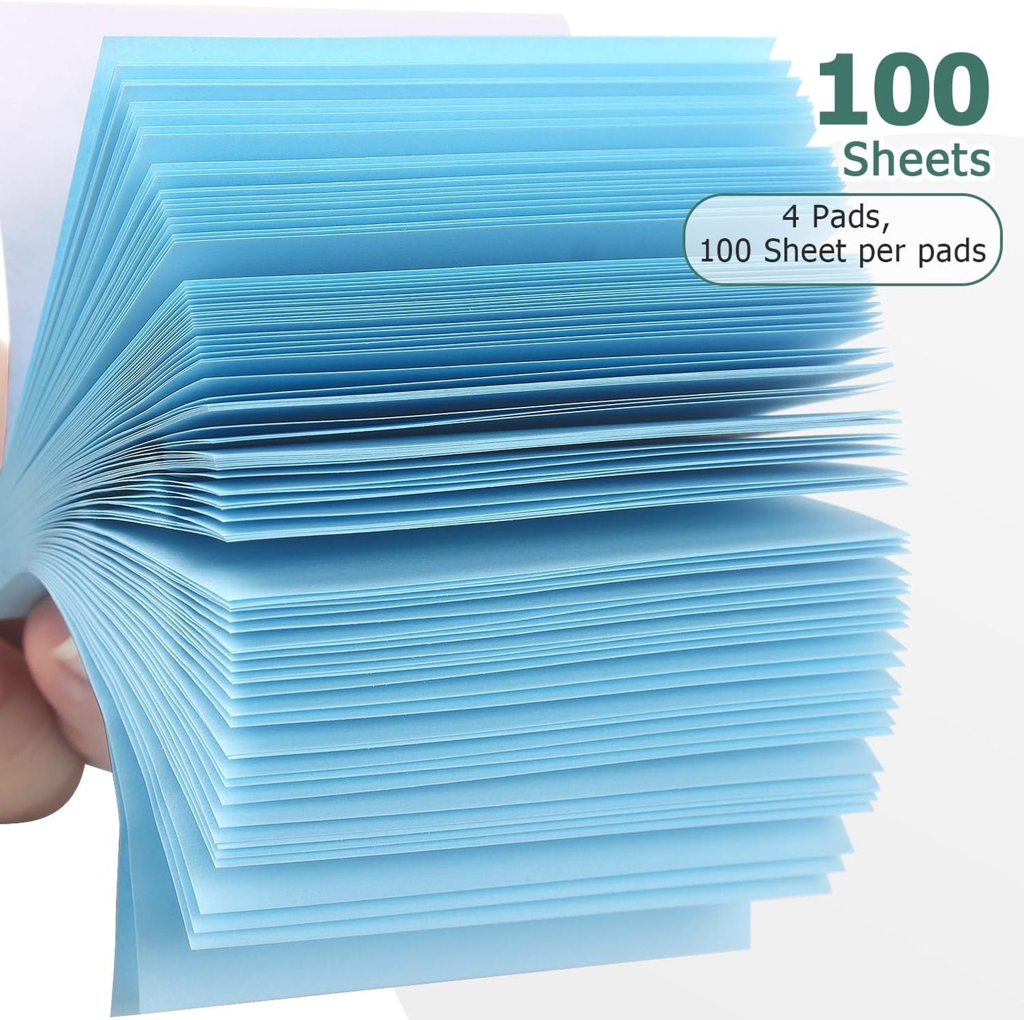 Sticky Notes 3x3 Self-Stick Notes Bright Colors Sticky Notes 4 Pads 100 Sheets/Pad (Yellow)