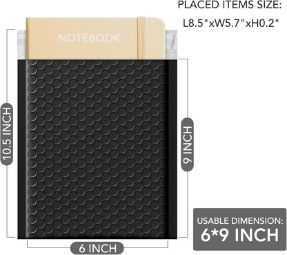 GSSUSA Black Bubble Mailers 4x8 Inches 50 Pack, Usable Size 4X7" Bubble Envelopes for Small Business, Padded Envelope, Shipping Mailers, Packaging Bags, Mailing Envelopes, Shipping Supplies