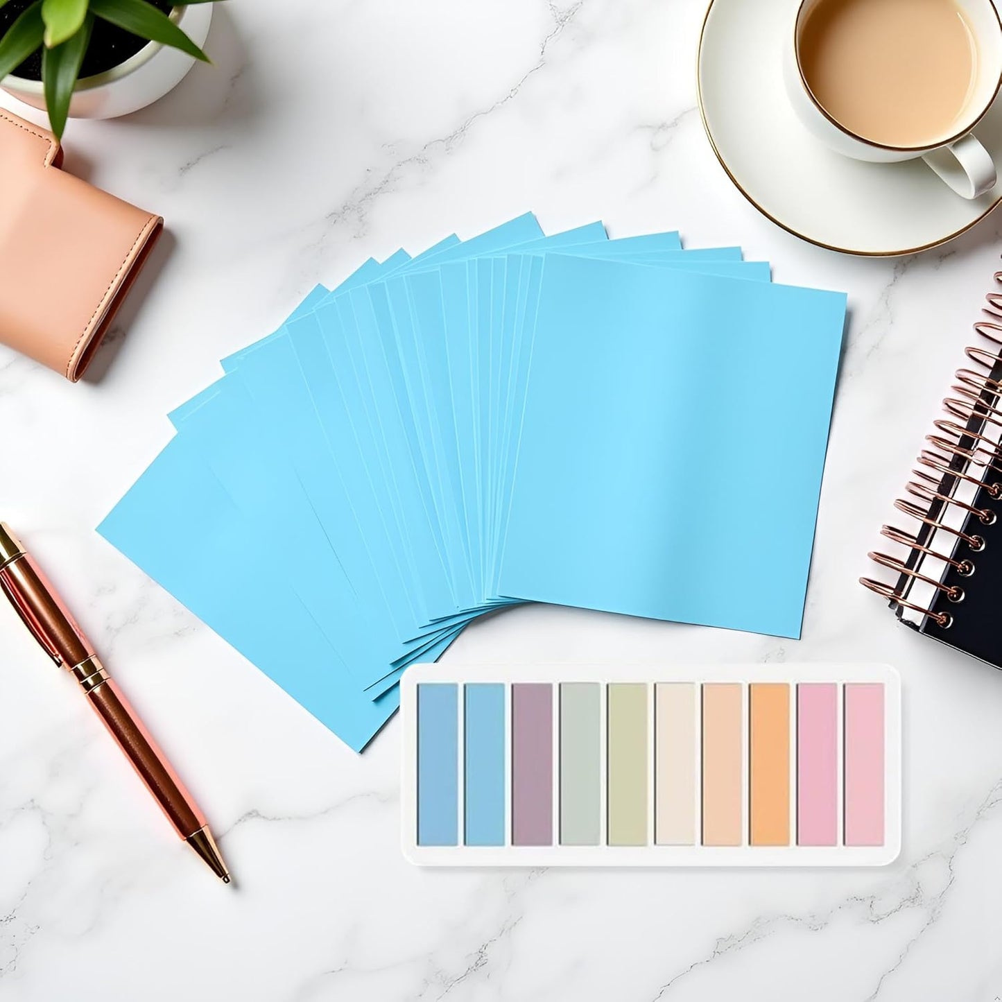 Dwuww 200 Pcs Pink Sticky Index Tabs, Page Markers Notes Tabs Writable and Repositionable Book Flags Tabs Strip Index Tabs Office Supplies for Page Marking Classify File Notebooks