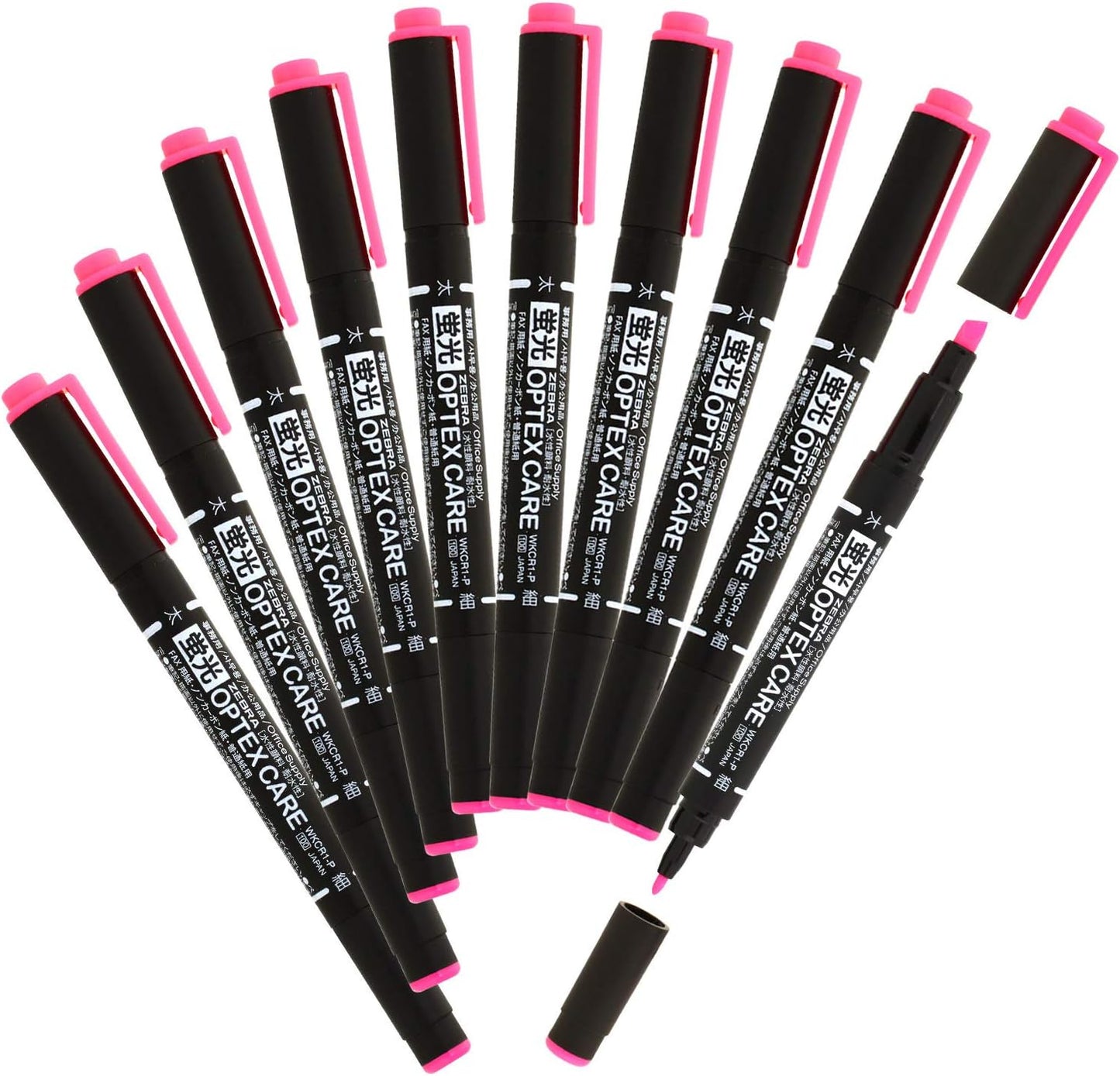 Zebra WKCR1-7C Highlighter Optex Care 7 Colors