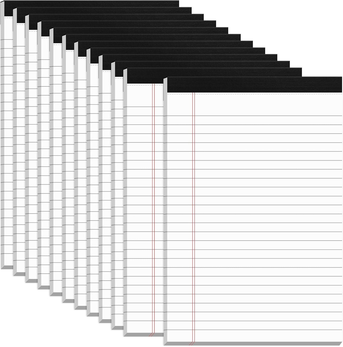 Legal Pads 4x6 Inch College Ruled Small Notepads Writing Note Pads for Work Study Taking Notes To do List, 30 Sheet/Pad Tear-Off Lined Paper Pads Memo & Scratch Pads for Office Home Car School, 8 Pack