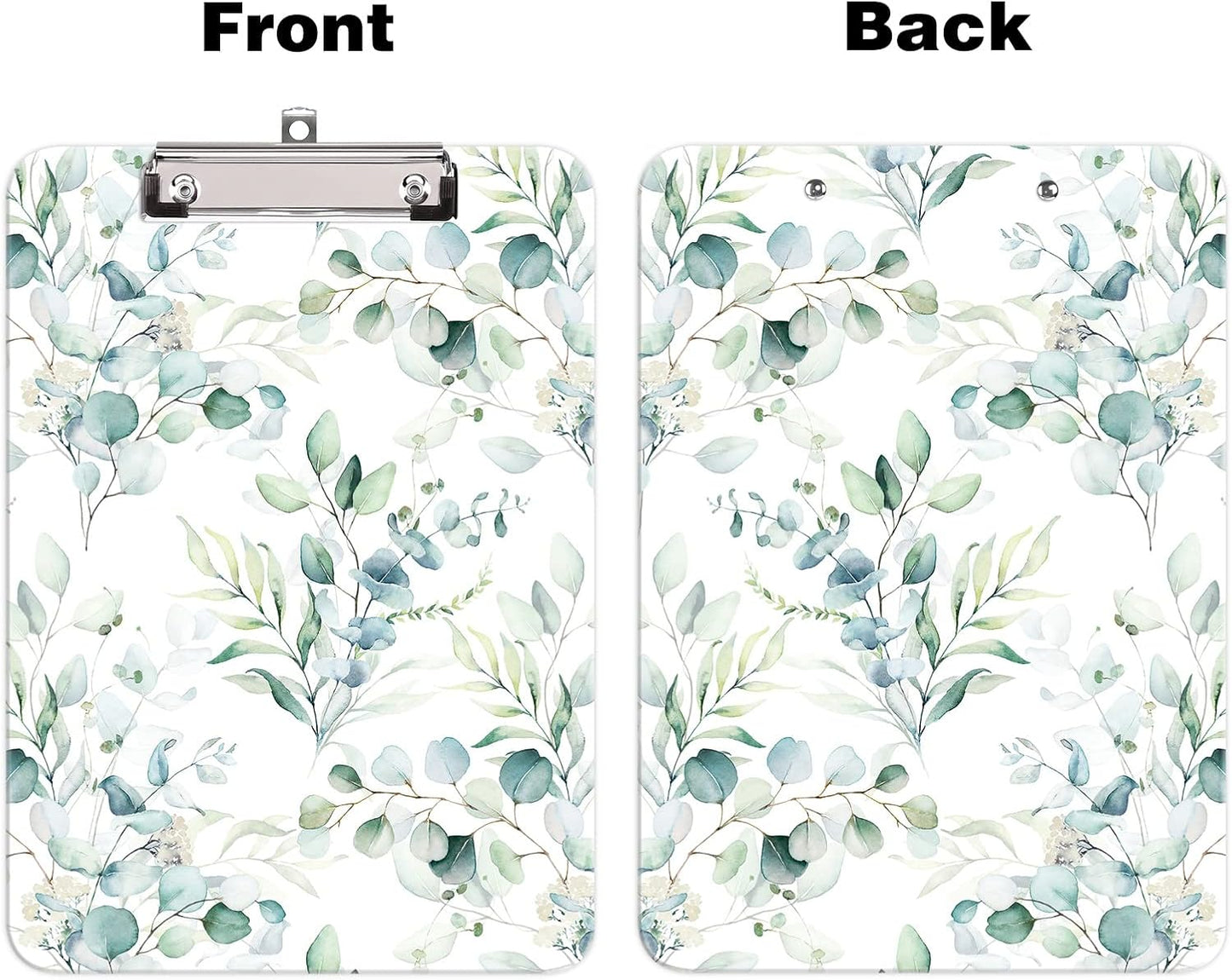 Hongri Plastic Cute Clipboard, Letter Size for Students, Teacher, Woman and Kids, Low Profile Clip, Decorative Pattern, Size 9 x 12.5 in, Dream Marble