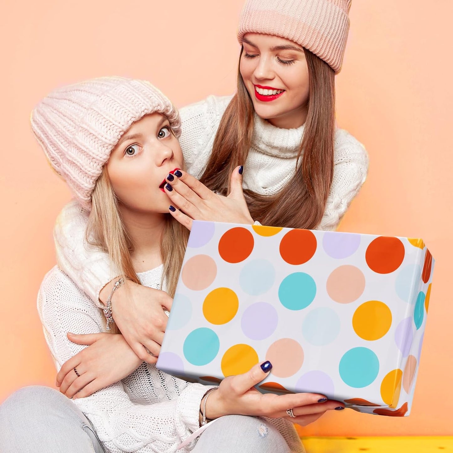 Metronic Cute Poly Mailers 10x13" 50pc Small Shipping Bags, Strong Adhesive Mailers Poly Bags for Business, Waterproof Mailing Envelopes for Packing Shipping Clothes Gifts, Gradient BluePink