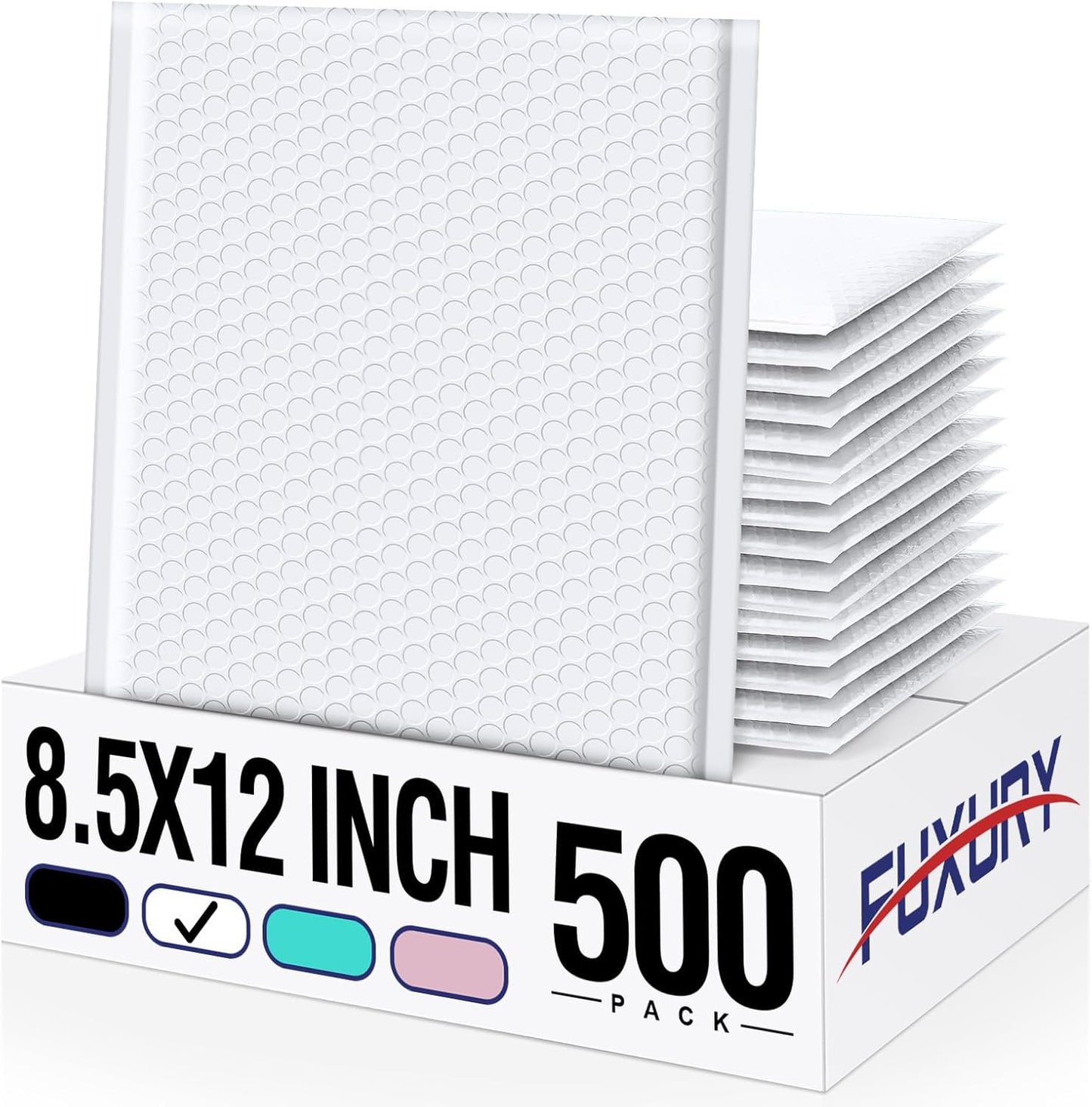 Fuxury Bubble Mailers 10.5x16 Inch 40 Pack Self Seal Padded Envelopes Waterproof Mailing Envelopes Bubble Padded Cushioning Padded Mailers Bubble Bags for Packaging Small Business Large #5 Black