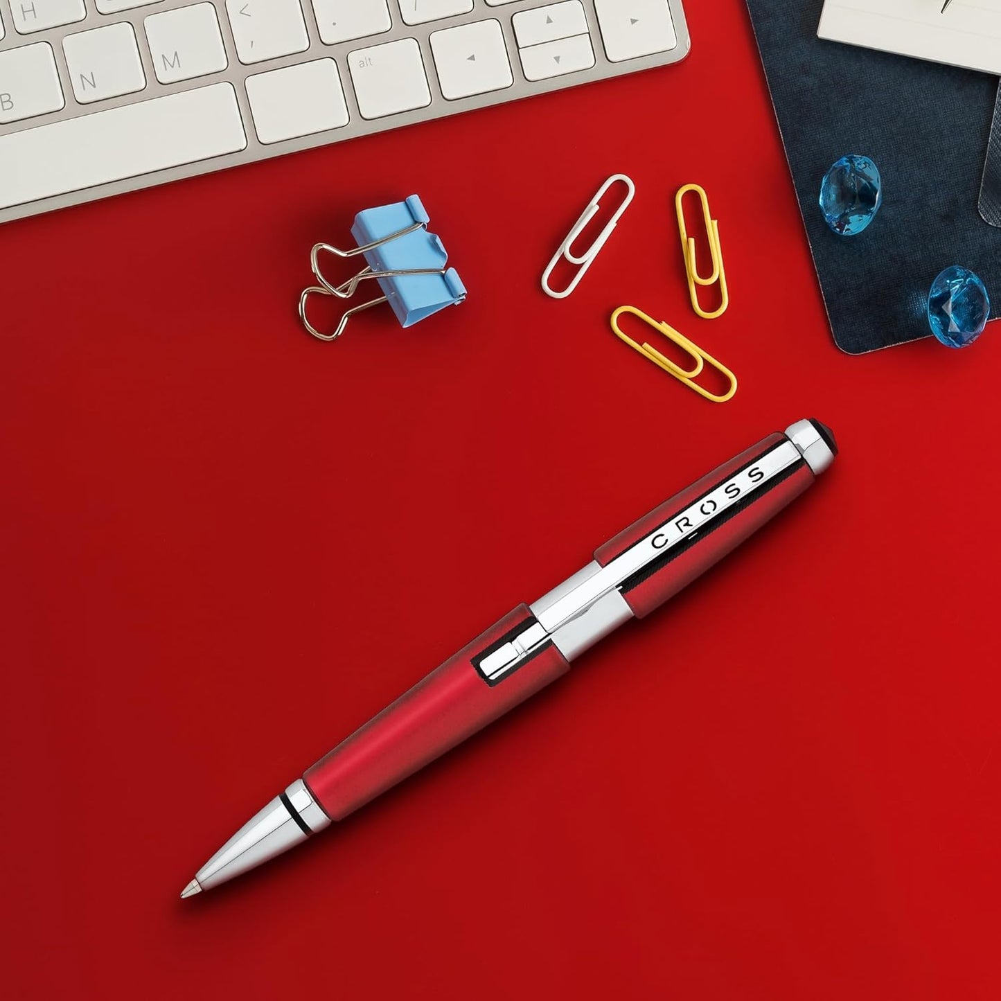 Cross Edge Matte Black Lacquer Gel Rollerball Pen