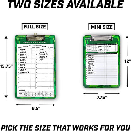 GoSports Premium Dry Erase Coaches Clipboards – Basketball, Baseball, Football, Soccer, Hockey, Volleyball, Lacrosse