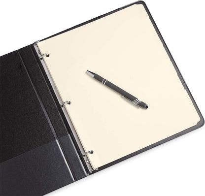Blue Summit Supplies 3 Ring Binder Dividers with Reinforced Edge, 1/8 Cut Tabs, Letter Size, 3 Hole Punch Section Index Dividers for Binders, Manila, 96 Pack