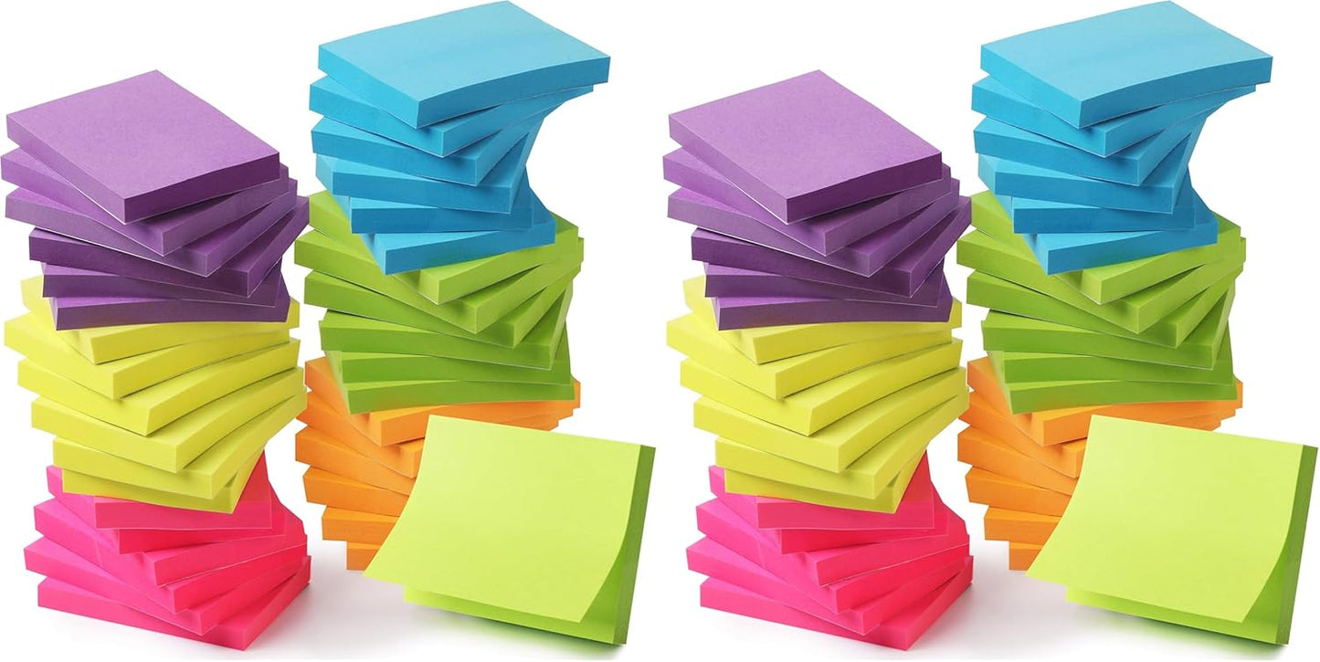 Mr. Pen- Small Sticky Notes, 1.5"x2", 36 Pads, 2160 Sheets, Bright Colors, Mini Sticky Notes Bulk, Self-Stick Note Pads, Perfect for Office, School, Home, Study & Organization