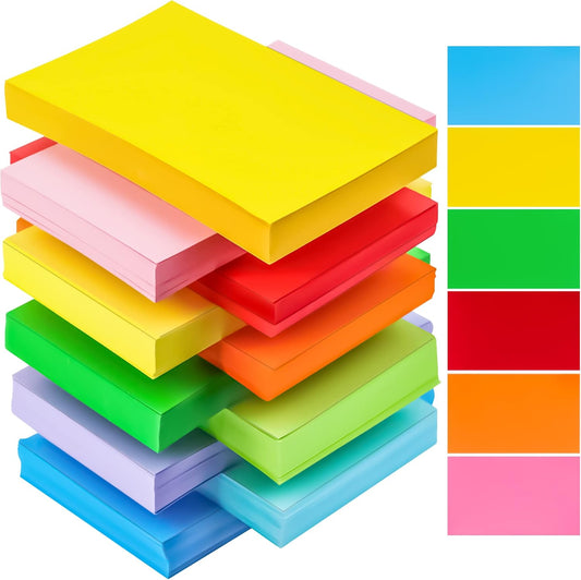 MotBach 600Pcs Colored Index Cards 3x5 Inch Flash Cards with Rings Lined Note Card Flashcards, Colorful Ruled Card Pad Index Note Books 3 x 5 Notecards for Studying School Supply College Office