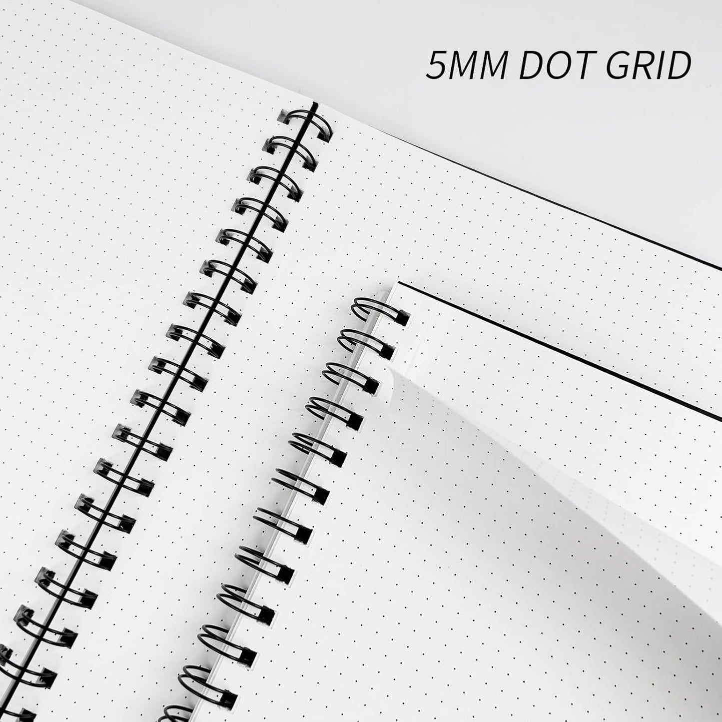 Large Lined Notebook Spiral Notebook 8.5" x 11"-4 Pack LINED Notebook 7mm Ruled Hardcover Notebook 120 Pages 100 GSM Thick Paper Notebook Hardcover Journal for School, Office,Study and Notes