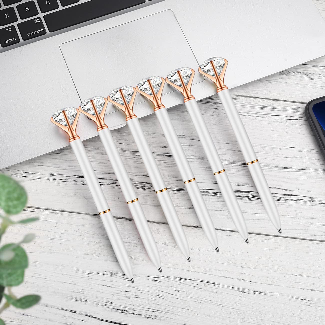 PASISIBICK 3.2 in Black Ink Ballpoint Pen Refills for Metal Diamond Pen(Pack of 20)
