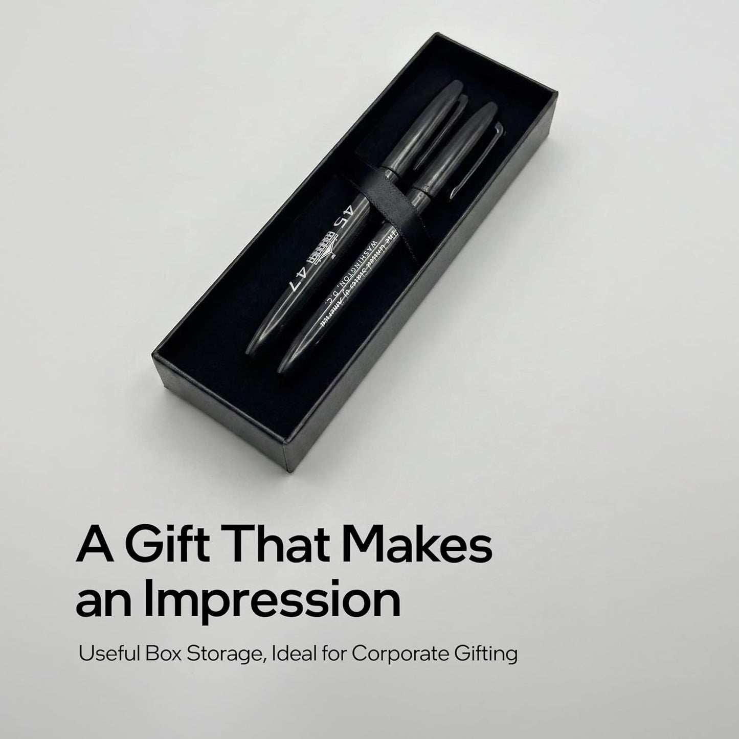 Executive Order Signature Collectible Marker Pen, Black Ink Felt-tip Writing Pen for Professional Signing, Office Desk Accessories, Business Meetings, Unique & Fun Gift for National and Global Leaders