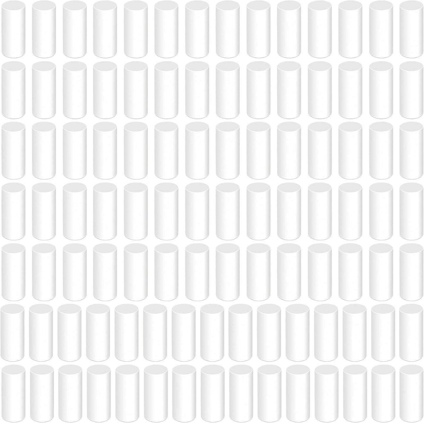 50 Pcs Mechanical Pencil Eraser Refills, White Refill Erasers for Propelling Pencils, Universal Traceless Eraser Replacement for Office Notebook Drafting