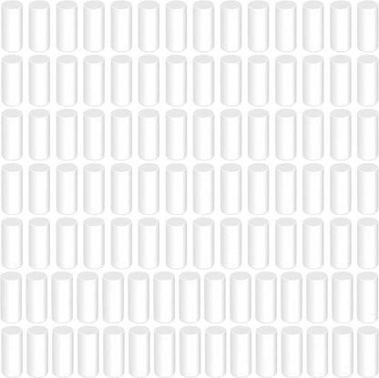 50 Pcs Mechanical Pencil Eraser Refills, White Refill Erasers for Propelling Pencils, Universal Traceless Eraser Replacement for Office Notebook Drafting