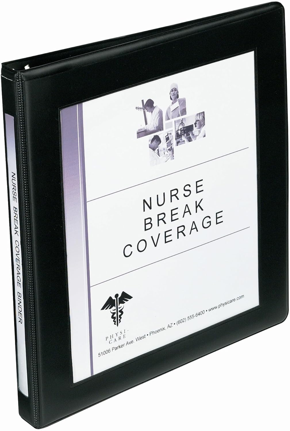 Avery Framed View Binder with 1/2 inch Gap Free Slant Ring, Black (68050)