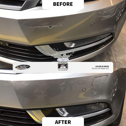 Color N Drive Touch Up Paint - Compatible with BMW Fluid Black (668) - Scratch and Chip Repair Kit - Plus Pack - Colors AT