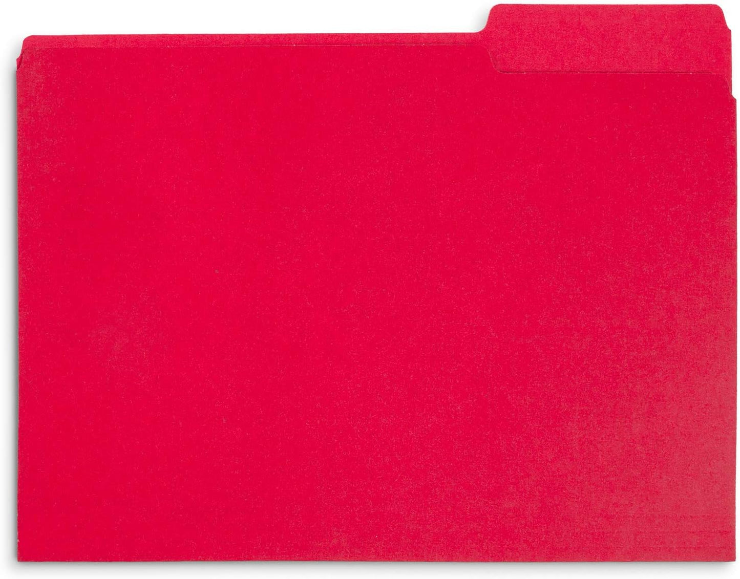 File Folder, 1/3 Cut Tab, Letter Size, Yellow, Great for Organizing and Easy File Storage, 100 Per Box