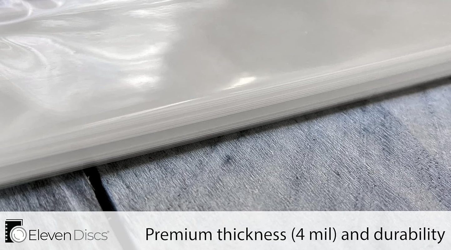 Eleven Discs Letter Sheet Protectors for Discbound Notebooks fits Circa, Arc, TUL (Transparent, Set of 25)
