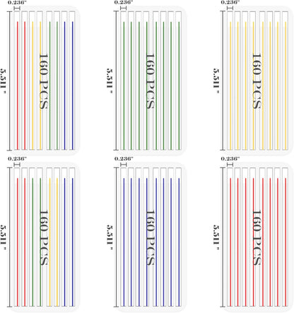 BAYTORY 1380Pcs Transparent Highlighter Tape Reusable, Clear Sticky Tabs for Annotating Books, Long Highlighting Strips Page Markers Index Tabs, Sticky Notes Aesthetic Office School Supplies