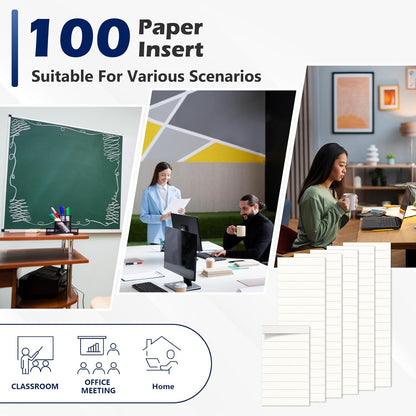 100 Pcs Hanging File Folder Paper Inserts 3-1/2 Inch Off White Blank File Tab Inserts Thick Cardstock for Hanging Folder (3.5×0.6 inch)(No Tab Included)