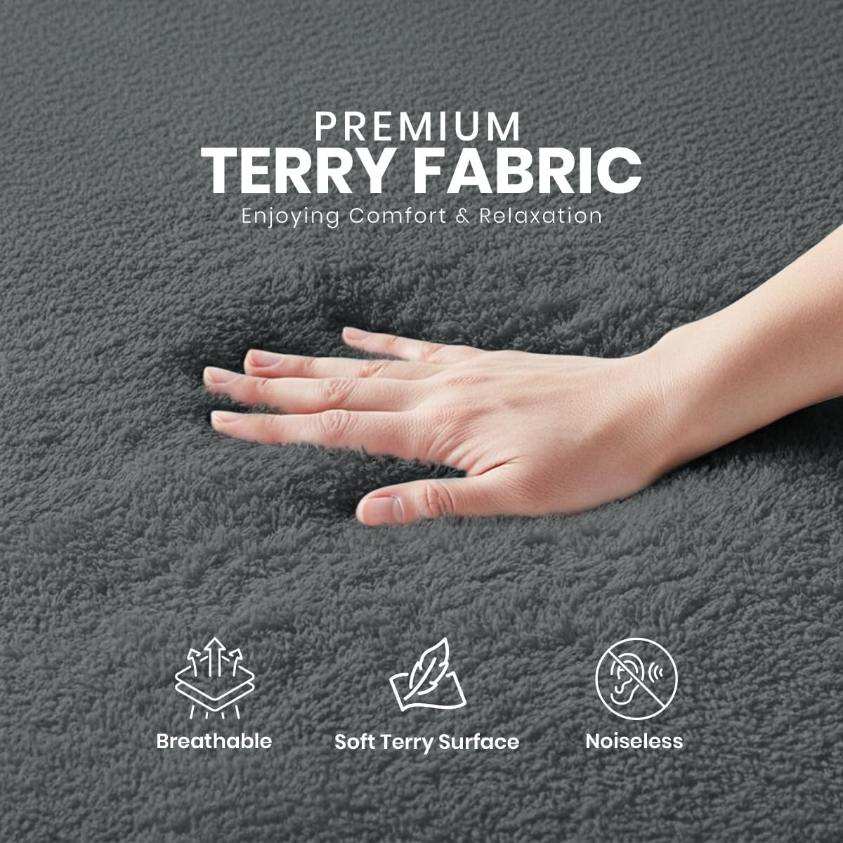 Twin Size Mattress Protector Waterproof, Premium 200 GSM Terry Mattress Cover, Soft & Breathable Bed Cover, Fitted Sheet Style Stretchable Deep Pockets 15" by Utopia Bedding (White)