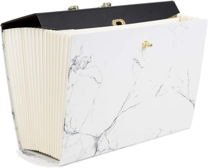 U Brands Fashion Expanding File Folder, Legal Size, 19 Pocket