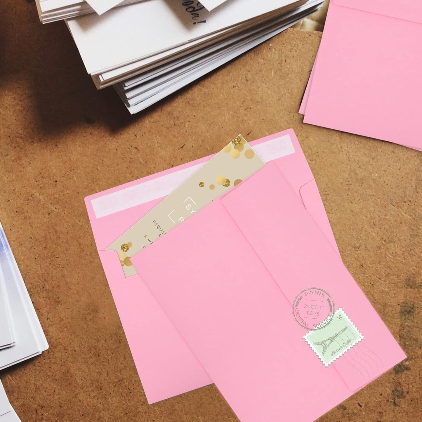 Joyberg 72 Packs #10 Envelopes, Business Envelopes, Envelopes Self Seal, Security Envelopes, Peel and Seal Closure, Size 4-1/8 X 9-1/2 Inches, White, 26LB
