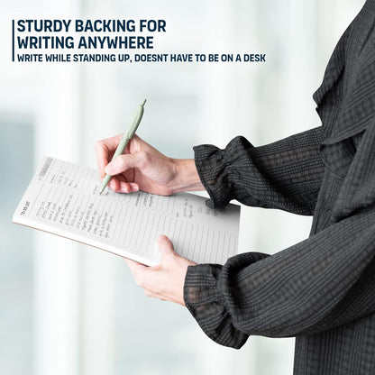 To Do List Notepad: With Multiple Functional Sections - 6.5 x 9.8" 60 Sheets - Spiral Daily Planner Notebook - Task CheckList Organizer Agenda Pad for Work - Note & Todo List Organization Notebooks