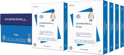 Hammermill Printer Paper, 20 lb Copy Paper, 8.5 x 11-3 Ream (1,500 Sheets) - 92 Bright, Made in the USA