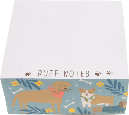 Karma, Block Notepad, 500 Sheet Memo Paper Cube, Non-Sticky Memo Pad Cube for Office, and Home, Dog