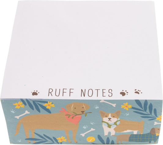 Karma, Block Notepad, 500 Sheet Memo Paper Cube, Non-Sticky Memo Pad Cube for Office, and Home, Dog