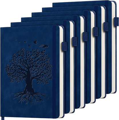 Lined Journal Notebook for Women Men, A5 Hardcover Leather Journals for Writing, 200 Pages Thick Paper, Daily Journal Notebook for Work, School, Note Taking, Business, Travel, College Ruled