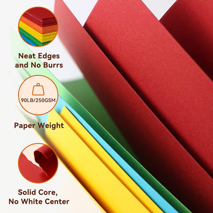 25Sheets Black Cardstock Paper, 8.5 x 11 Card stock for Cricut…