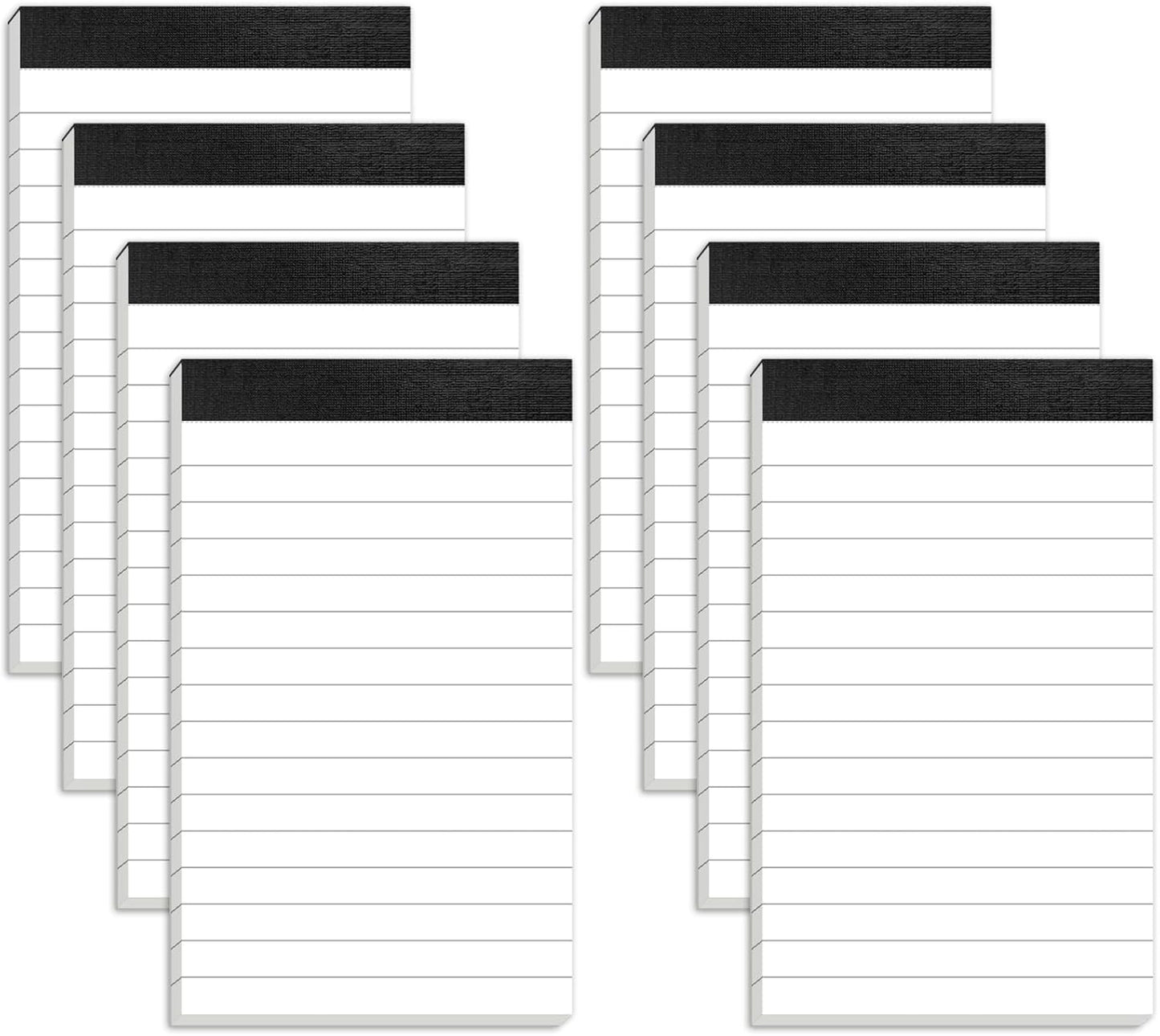 6 Pack Small Notepads Refills Memo Pads 3 x 5 Inch Lined Writing Note Pads with 30 Sheets Note Pad Paper in Each Pad Mini Pocket Notebook Refills for Taking Notes and Reminders Organization Planning