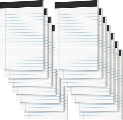 Legal Pads 4x6 Inch College Ruled Small Notepads Writing Note Pads for Work Study Taking Notes To do List, 30 Sheet/Pad Tear-Off Lined Paper Pads Memo & Scratch Pads for Office Home Car School, 8 Pack