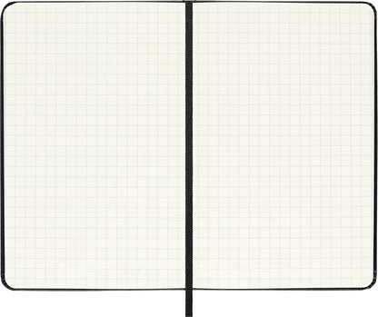 Moleskine Classic Notebook, Hard Cover, Pocket (3.5" x 5.5") Squared/Grid, Black, 192 Pages