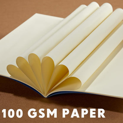 Mimorou 100 Pcs Journals Notebooks Bulk - Kraft Softcover A5 Small Notebooks 5.5 Inch x 8.3 Inch Notepads with 60 Page 30 Sheet for Writing Sketch Travel Office Supplies(Navy Blue,Lined)