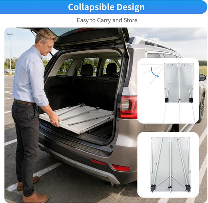 Easel Whiteboard - Magnetic Portable Dry Erase Easel Board 36 x 24 Tripod Whiteboard Height Adjustable Flipchart Easel Stand White Board for Office or Teaching at Home & Classroom (Black)